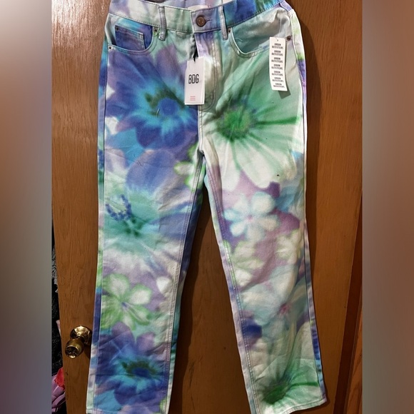 BDG Denim - BDG URBAN OUTFITTERS Cowboy Jeans Tie Dye Floral Hippie 5 Pocket Sz 28​​